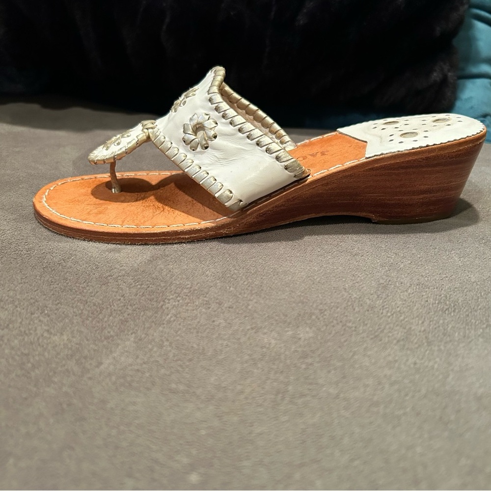 Jack Rogers Hamptons Palm Beach Navajo Thong Sandals US - Picture 5 of 10